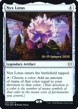 Nyx Lotus - Prerelease Cards (PRE) (FOIL) NM Never Played - Image 1