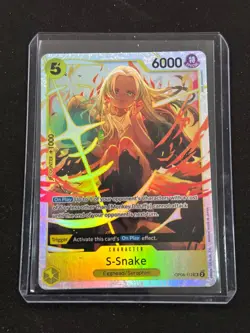 One Piece Card Game S-Snake OP08-112 SR English Playset X4! - Image 1
