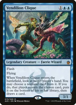 MTG Magic the Gathering Vendilion Clique (76/267) Masters 25 NM - Image 1
