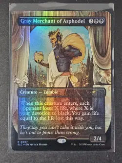 MTG Gray Merchant Of Asphodel (R 0007) Foil SLC: An Encyclopedia Of Magic - Image 1