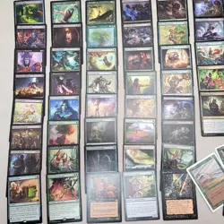 CUSTOM COMMANDER DECK - Green & Black SQUIRRELS Tribal Beginner Magic MTG Cards - Image 2