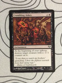 Crumbling Ashes - Eventide Regular - NM Unplayed - MTG Magic the Gathering - Image 2