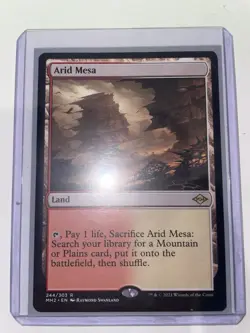 MTG Magic the Gathering Arid Mesa Land Modern Horizons 2 Regular 244 - Image 1