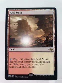 MTG Magic the Gathering Arid Mesa Land Modern Horizons 2 Regular 244 - Image 2