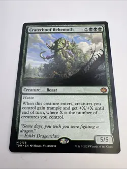 MTG Craterhoof Behemoth Magic The Gathering Tarkir: Dragonstorm #138 - Image 1