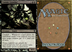Magic the Gathering -MTG- Caustic Crawler Foil - Image 1