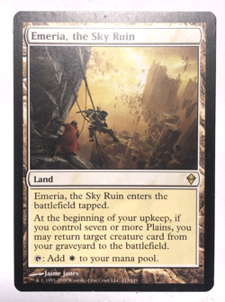 Emeria, the Sky Ruin 213/249 Zendikar MTG Magic the Gathering NM - Image 1