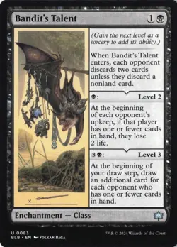 Bandit's Talent Bloomburrow Normal NM 83 BLB MTG - Image 1
