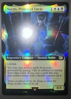 Noctis, Prince of Lucis #0500 (Extended Art - Foil) Magic the Gathering - Image 3