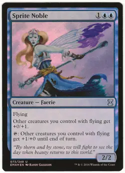 MTG Sprite Noble FOIL Eternal Masters Uncommon LP - Image 1