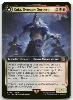 Kuja, Genome Sorcerer (Extended Art) #497 MTG Final Fantasy FIN NM X1 - Image 1