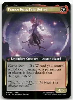 Kuja, Genome Sorcerer (Extended Art) #497 MTG Final Fantasy FIN NM X1 - Image 2