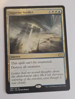 Supreme Verdict ~ Double Masters 2022 [ NearMint ] [ Magic MTG ] - Image 1