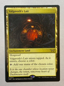 MTG - Valgavoth's Lair - NM - Duskmourn: House of Horror - Image 1