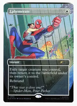 Ephemerate #1990 (Rainbow Foil) (NM) Secret Lair Marvel Spider-Man SLD MTG - Image 1