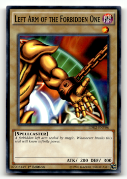 Left Arm of the Forbidden One LDK2-ENY06 1st Edition Common Legendary Decks II L - Image 1