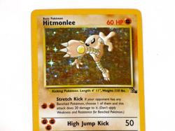Hitmonlee 7/62 Pokemon Cards Holo Fossil Unlimited Rare - Image 2