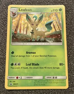 Leafeon - SM237 SM Glaceon SM238 Black Star Promos Pokemon Card Lot - Image 1