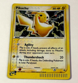 Pikachu 012 MP Card Pokemon TCG Nintendo Black Star Promos Holo Card - Image 1