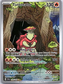 Turtonator 146/142 SV07: Stellar Crown - Pokemon Card - NM - Image 1