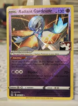 Radiant Gardevoir 069/196 Prize Pack Series 3 Stamped English Pokemon Card-NM - Image 1