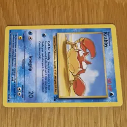 KRABBY 51/62 POKEMON CARD (FOSSIL SET) - Image 4