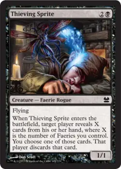 Thieving Sprite -Foil Near Mint MTG Modern Masters - Image 1