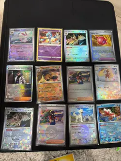 Pokemon Prismatic Evolutions Lot of 10 Pokeball Stamp Holo Cards Pack Fresh Mint - Image 1