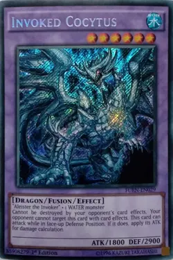 FUEN-EN029 INVOKED COCYTUS SECRET RARE 1ST EDITION YuGiOh CARD - Image 1