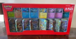 NEW Pokemon TCG - Prismatic Evolutions 8 Mini-Tins w Promo Cards - Costco - Image 1