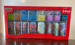 NEW Pokemon TCG - Prismatic Evolutions 8 Mini-Tins w Promo Cards - Costco - Image 3