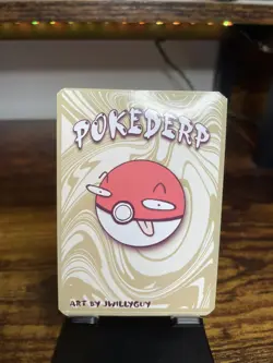 Pokederp Shadowbud and Darkyootie - Gengar/Umbreon Derpy Card Pokemon- Jwillyguy - Image 2