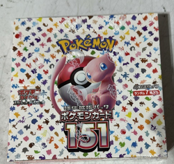 Pokemon Cards Scarlet & Violet Pokemon Card 151 sv2a Booster Sealed Box 1BOX - Image 1