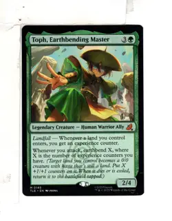 MTG SkeenAB Toph Earthbending Master from TLE. LP (roller line back). - Image 1