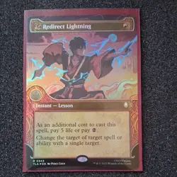Redirect Lightning : MTG *FOIL Showcase* Avatar TLA #0343 / NM - Image 1
