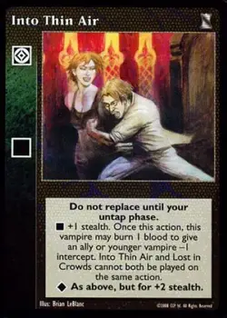 Into Thin Air x2 VTES JYHAD Keepers of Tradition KoT NM/M - Image 1