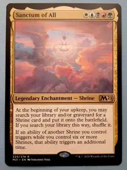 MTG Magic The Gathering Sanctum of All - M21 Core Set 2021 - Regular Rare - Image 1