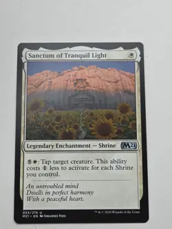 Sanctum of Tranquil Light X1 M21 MTG Core Set 2021 - Image 1