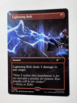 Lightning Bolt (2289) #2289 (NM) Secret Lair Drop SLD Magic MTG - Image 1