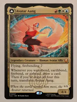 Avatar Aang x1 - NM Unplayed - Avatar: The Last Airbender #207 - Image 1
