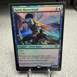Faerie Mastermind MTG MOM March of the Machine Non-Foil RARE SHIPS FAST - Image 1