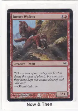 MTG: Dark Ascension: Foil: Russet Wolves - Image 1