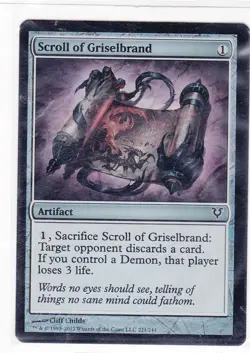MTG: Avacyn Restored: Foil: Scroll of Griselbrand - Image 1