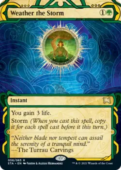 1x Weather the Storm - Foil Near Mint MTG Magic - Kid Icarus - - Image 1