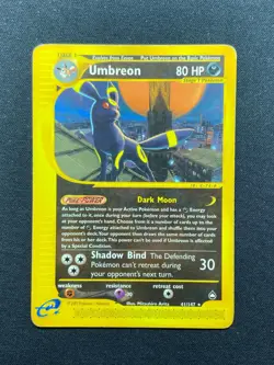 Umbreon - Aquapolis 41/147 e-Series Non Holo Rare - MP Pokemon TCG WoTC 2002 - Image 1
