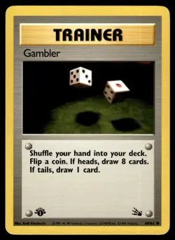 1999 Classic - Fossil First 1st Edition UNplayed Gambler #60 - Image 1