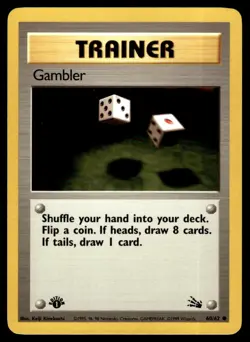 1999 Classic - Fossil First 1st Edition UNplayed Gambler #60 - Image 1