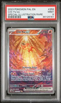 2023 Pokemon Paldea Evolved SIR Chi-Yu Ex #259 PSA 9 - Image 1