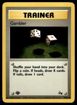 1999 Classic - Fossil First 1st Edition UNplayed Gambler #60 - Image 1