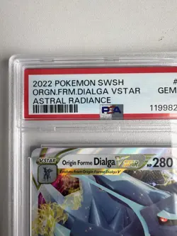 Pokemon TCG Origin Forme Dialga VSTAR Sword & Shield - Astral Radiance PSA 10 🔥 - Image 2
